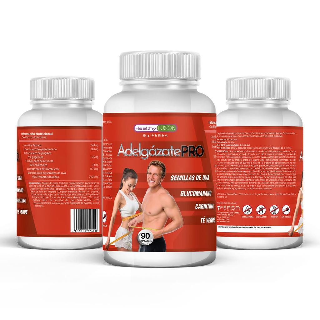Healthy Fusion | Dimagrante 3 in 1 | Elimina chili e ridefinisce la tua figura | Azione Bruciagrassi e saziante dell'appetito | 90u