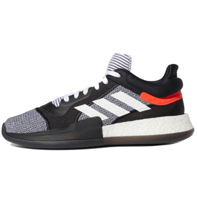

adidas Marquee Boost Low Core Black Men Sneakers Cloud-White Solar-Red D96931
