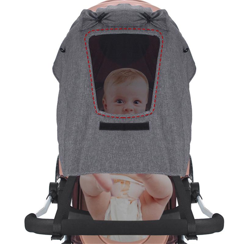 Universal Baby Stroller Accessories Sun Shade UV Protection Sunshade Carriage Canopy Cover for Prams Infants Car Seat Sun Visor
