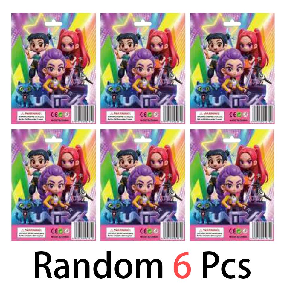 Anime Q Version Kpop Dämonenjäger Box Dämonenjäger Rumi Mira Zoey Tiger Spielzeug Schreibtischdekoration Statue Ornament Kind Weihnachtsgeschenk