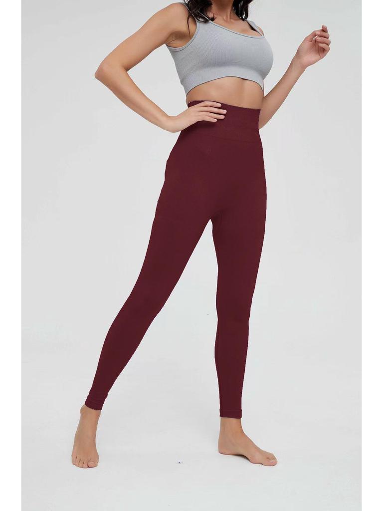 Pantaloni da yoga senza cuciture da donna - Sollevamento glutei, vestibilità aderente per corsa e fitness sportivo