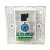 86 Type Modular Panel with Customizable Module Wall Plate Suitable for Multimedia Interfaces ABS Texture Embedded Frame