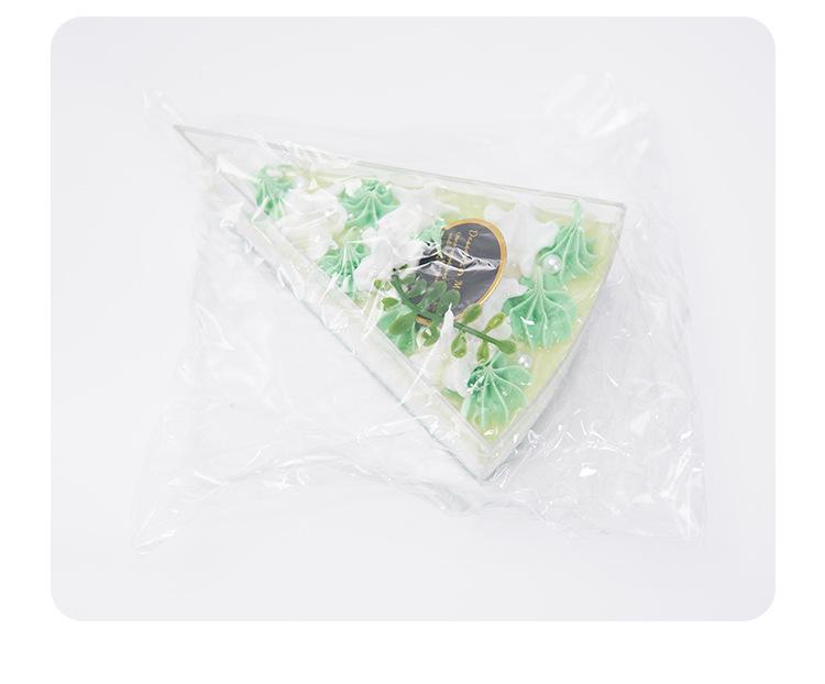 Modello Espositore Dessert Gelatina Budino Triangolare Mousse Torta Fragola Mango Francese
