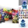 18cm Midnight Bear Plush Toy Super Soft Short Plush Stuffed Animal Cartoon Style Ideal Game Accessory