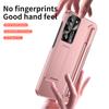 S S Pen Design Stojánek Pouzdro na telefon Pro Samsung Galaxy S23 Ultra S23 Plus S23ultra S 23 5g Ochrana objektivu Zadní kryt