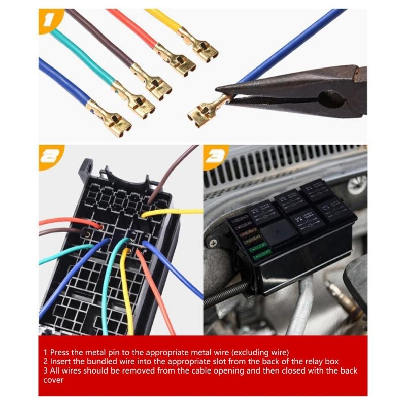 Sicherungskasten Stromverteilerblock mit Sammelschiene für Hochstromverteilung 12V 24V Automobil Marine Anwendungen