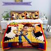3pcs Toy Story Handsome Woody Bedding Set, Including 1 Quilt Cover and 2 Pillow Shams, Without Filling, Soft and Comfortable Home Bedroom D084