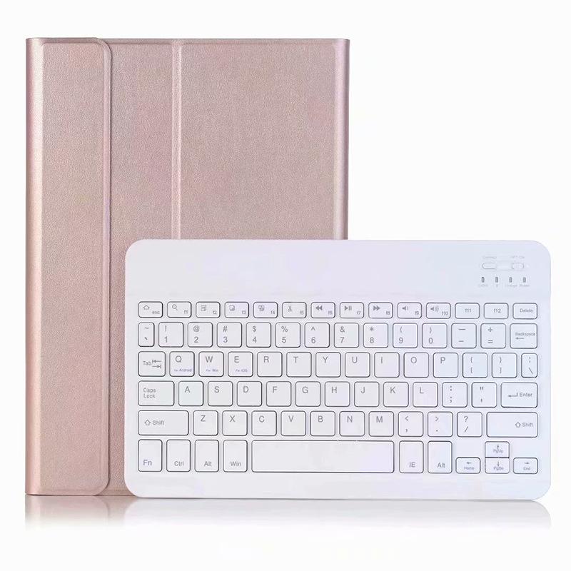 Samsung Tab S11 Protective Leather Case with Magnetic Bluetooth Keyboard, Mouse, and Korean/Spanish Support