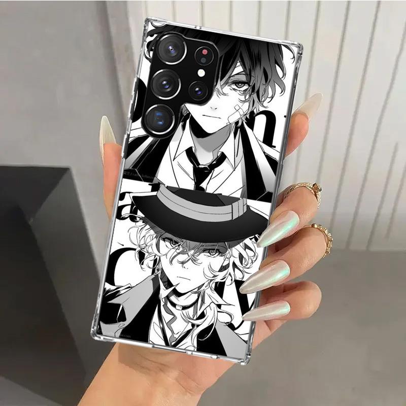 Bungo Stray Dogs Double Black Phone Case for Samsung Galaxy S25 S24 S23 Ultra S22 S21 Plus S20 FE S10 + S10E S25U Soft Print She