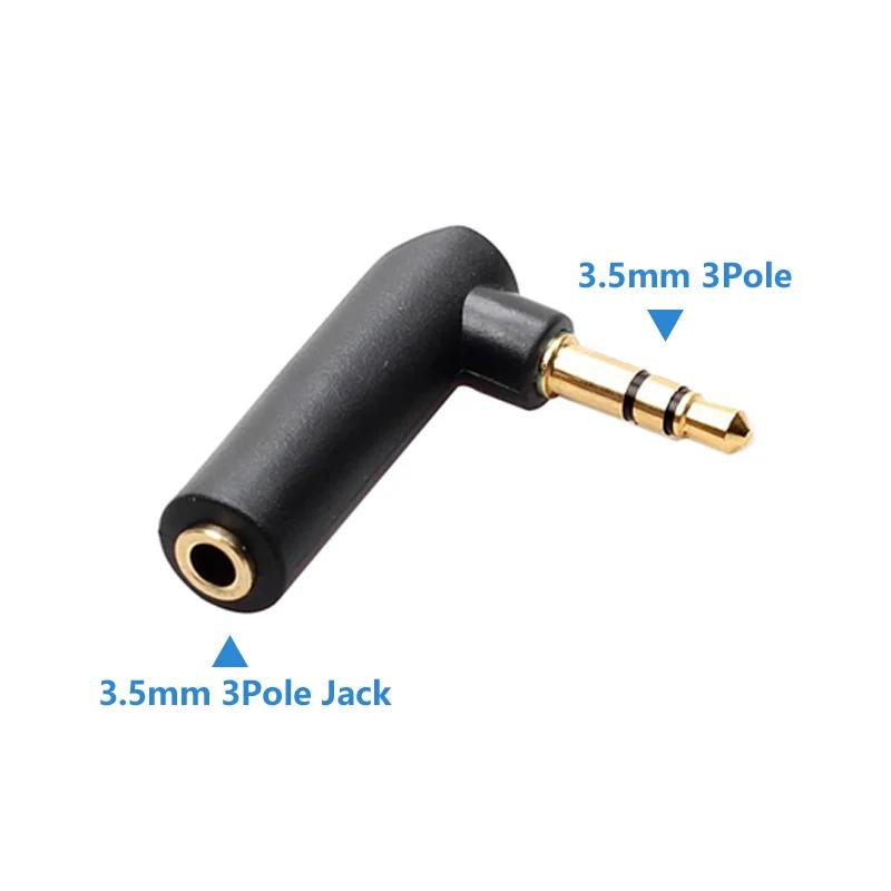 

5Pcs Gold-plated Connector L Shape Audio Stereo Plug 3.5mm Jack Female To 2.5mm 4Pole 3.5mm 3Pole Male Stereo Plugs 5PCS