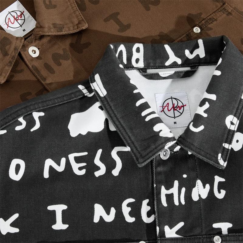 Polar Sad Notes Patrik Jacket [Black/White]