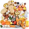 Children'S Educational Simulation Kitchen Food Set, Steamer Bag, Sushi Fritters, Breakfast Burger Set, Play House Toys