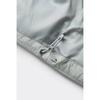Customellow Gray Oversized Fit Hooded Goose Down Puffer Short Jacket C9uaw25811