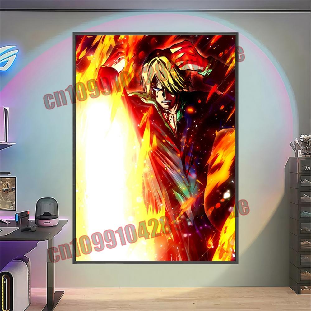 Monkey D Luffy Epic Anime Poster  Dynamic One Piece Premium Canvas Wall Decor Ideal for Bedroom  Anime Collection Fans
