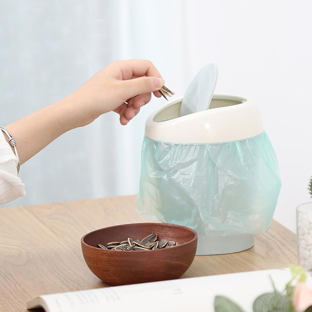 180pcs Mini Thick Disposable Garbage Bags for Desktop Trash Can Car Rubbish Bin