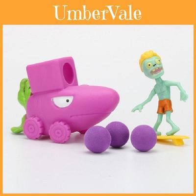 Pvz Plants Vs Zombies Peashooter Pvc Action Figure Easter Wood Decoration For Kids