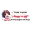 Good Luck Cartoon Car Sticker: Cute Rear Windshield Design
