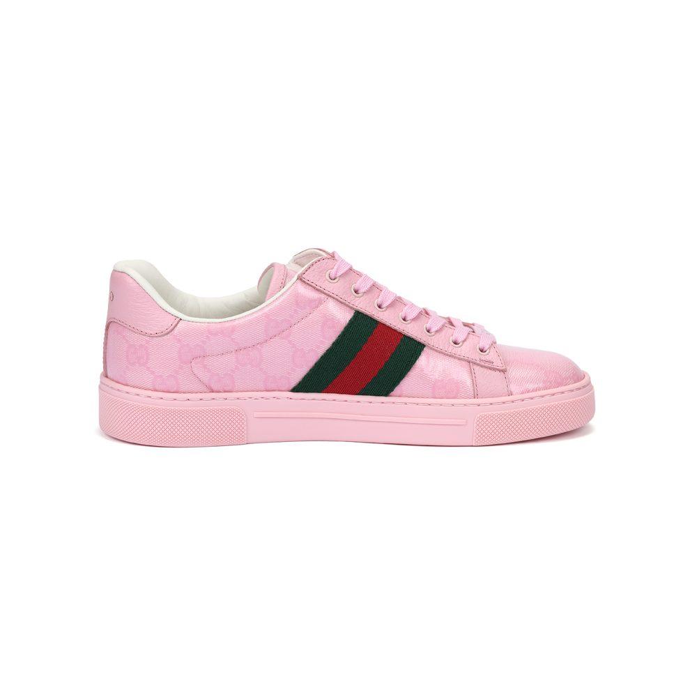 Gucci Wmns Ace 'GG Crystal Canvas - Pink' Women's 760774 FACRF 5856