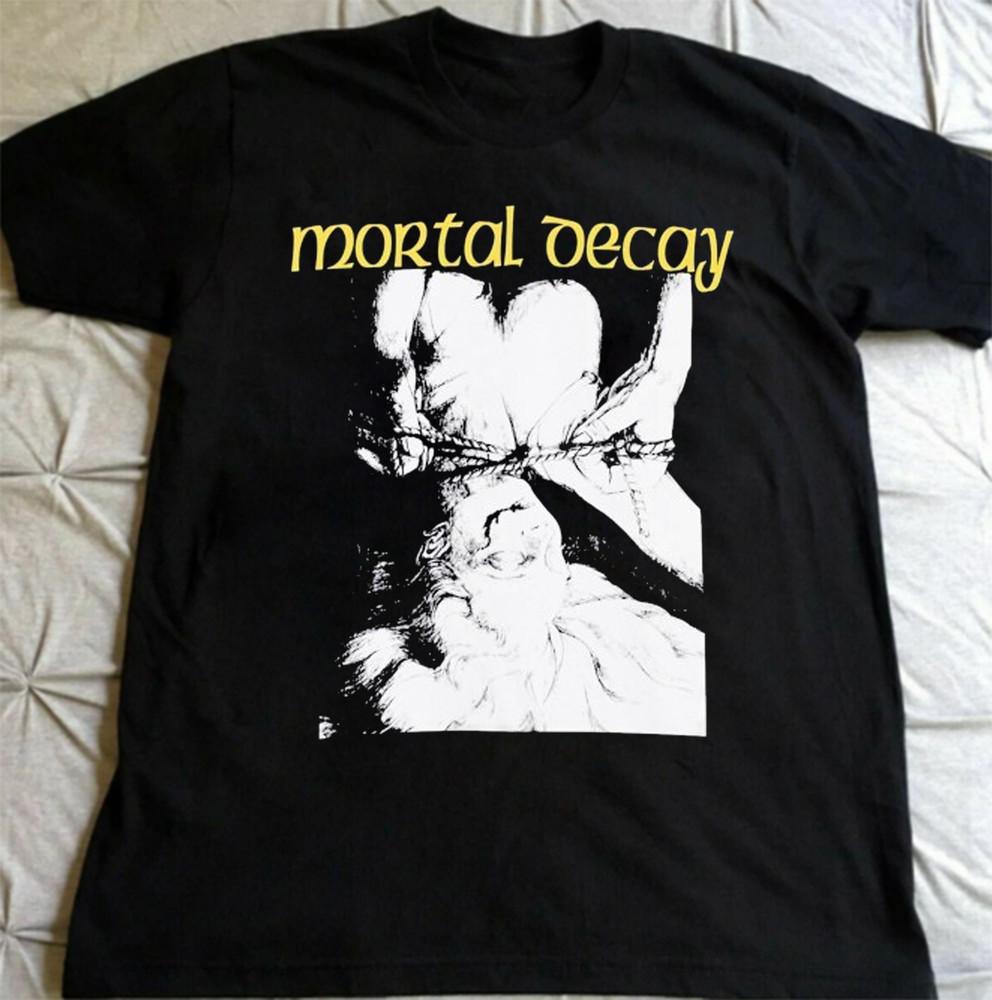 Mortal Decay T-Shirts T-Shirt schwarze Baumwolle Größe S5XL MR836 Unisex T-Shirt