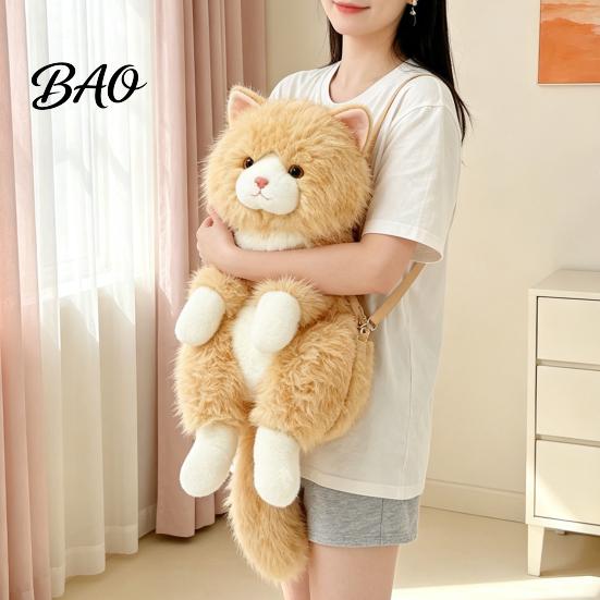 Soft Cuddly Kitten Pillow Lifelike Ragdoll Cat Plush Toy, Realistic Stuffed Animal for Sleeping, Skin Friendly Fabric 45cm Fluffy Pillow, Comfort