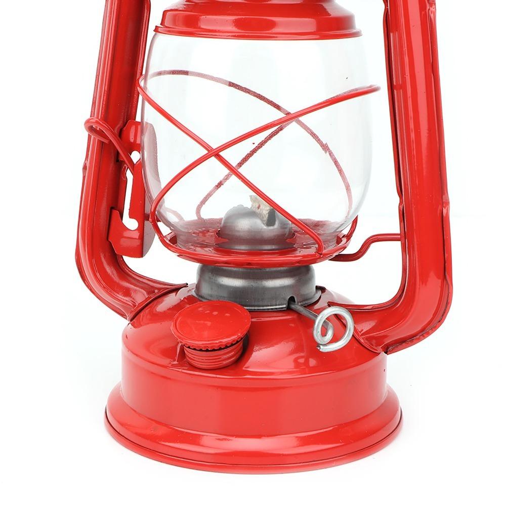 Metal Construction Iron Lantern Windproof Hanging Fuel Lantern Emergency Lighting