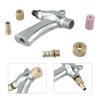 Sandblasting Tool Kit With 5 Ceramic Nozzles For Effective Blasting And Polishing Of Metal And Glass With Aluminum Alloy Build