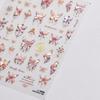 Exquisite Butterfly Border Photo Frame Nails Sticker Luxury Bronzing Flower Star Moon Gold Silver Nails Art Stickers DIY