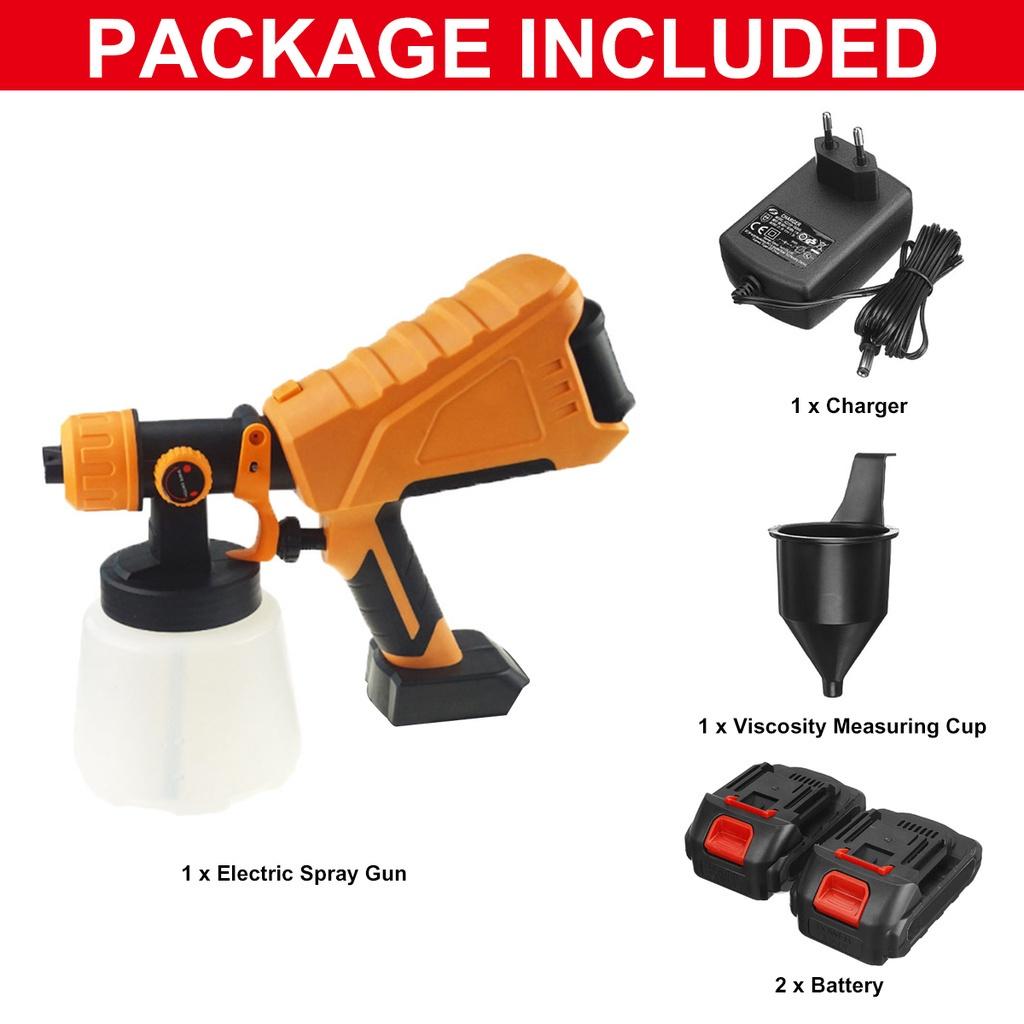 98vf 1000W 1000ml Cordless Electric Spray Gun Household Disinfection Sterilization Portable Paint Sprayer For Makita 18V Battery