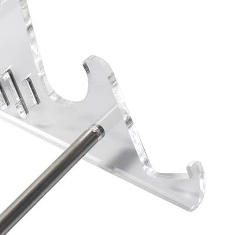 Tastatur-Aufbewahrungsständer Abnehmbarer Klarer Acryl Erhöhungsneigung Mechanischer Tastatur-Ausstellungsständer für Zuhause 3 Lagen