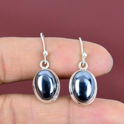 Pendientes de shungita pendientes de piedra preciosa natural joyería de diseño único pendientes de plata de ley 925 joyería hecha a mano pendientes colgantes regalos para mamá