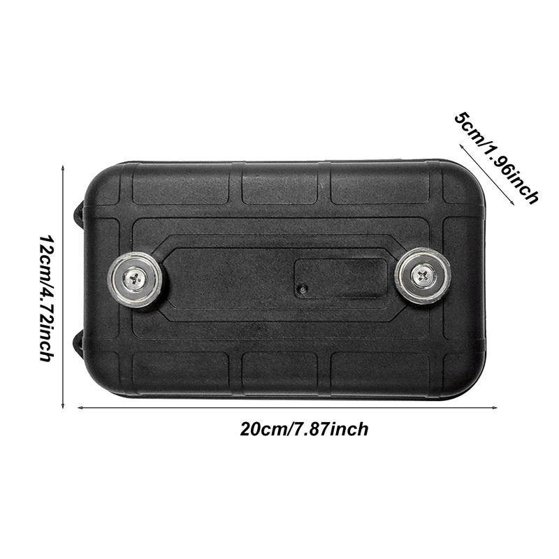 Magnetic Key Holders Under Car Hide Key Magnetic Box for Storage Key Indoors Outdoors Waterproof Hider Key On The Bottom of Car