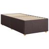 VidaXL Cadre de lit sans matelas marron foncé 90x190 cm tissu 3284697