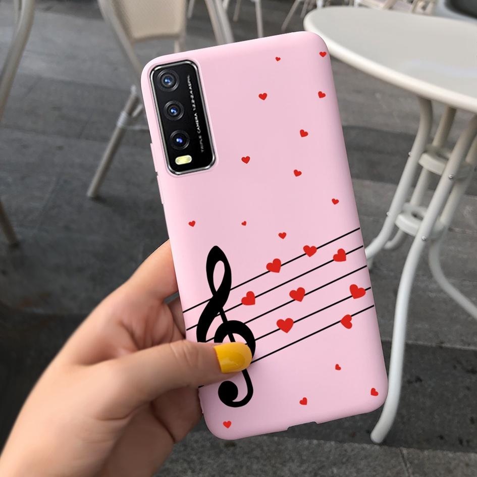 For Vivo Y20 Y20i 2021 Case Silicone Fashion Daisy Sunflower Floral Soft Phone Cover For Vivo V2029 V2027 V2032 Y 20 Y 20i Coque