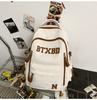 Large-capacity multi-layer schoolbag, junior high school students, girls, boys, high school students, load reduction ridge protection