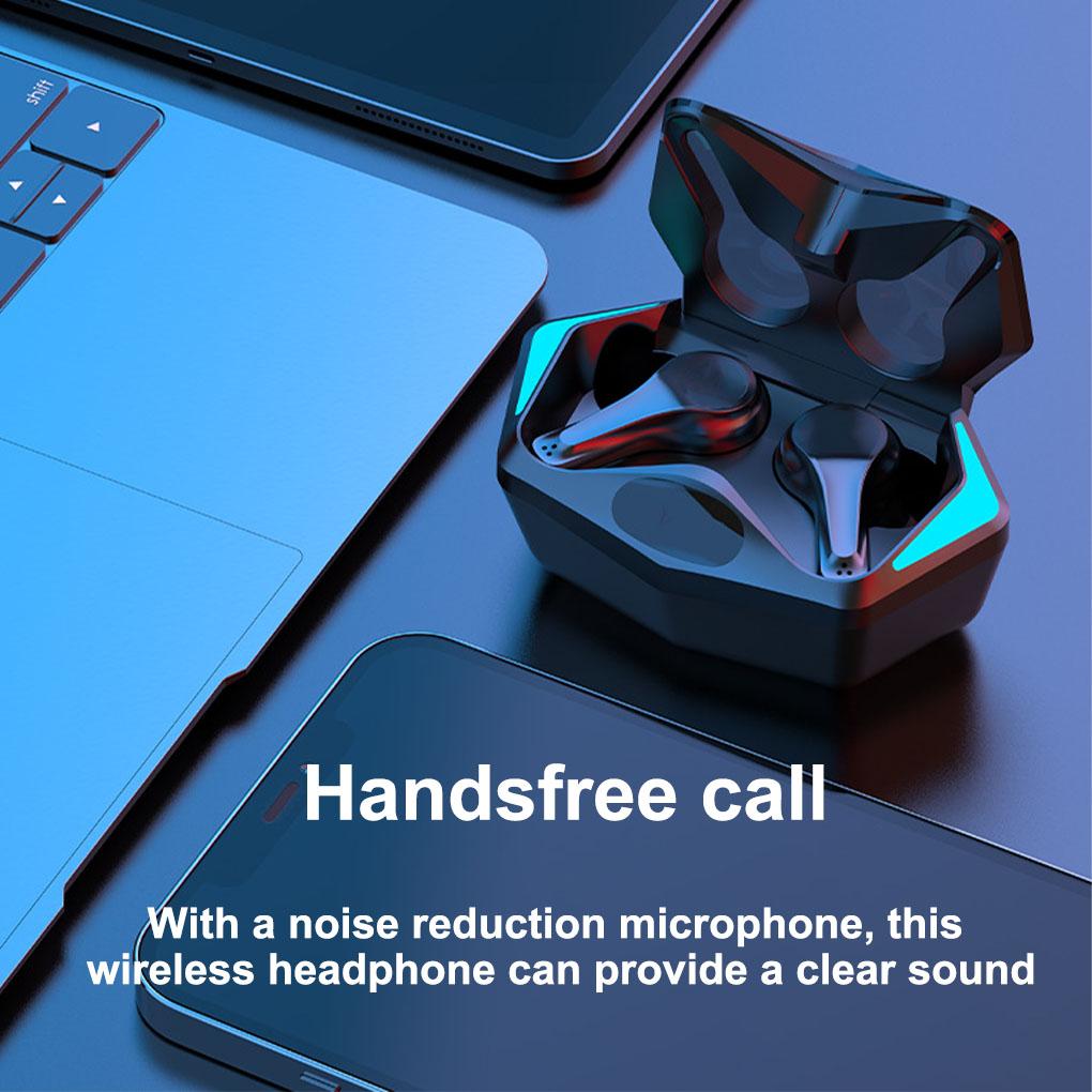 New Wireless Headphones 5\.2 Earphones Sports Waterproof Headsets Gaming with Microphones