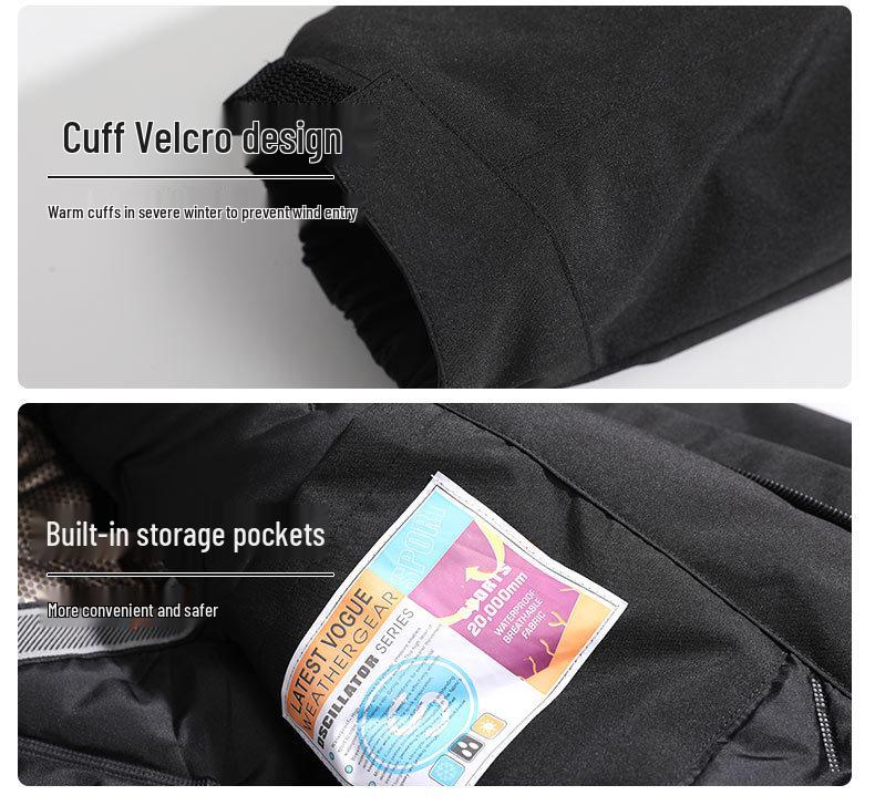 Men's Graphene Thermal Hooded Jacket - Winter Windproof, Thickened Workwear, Mountaineering Style, Trendy Couple Design