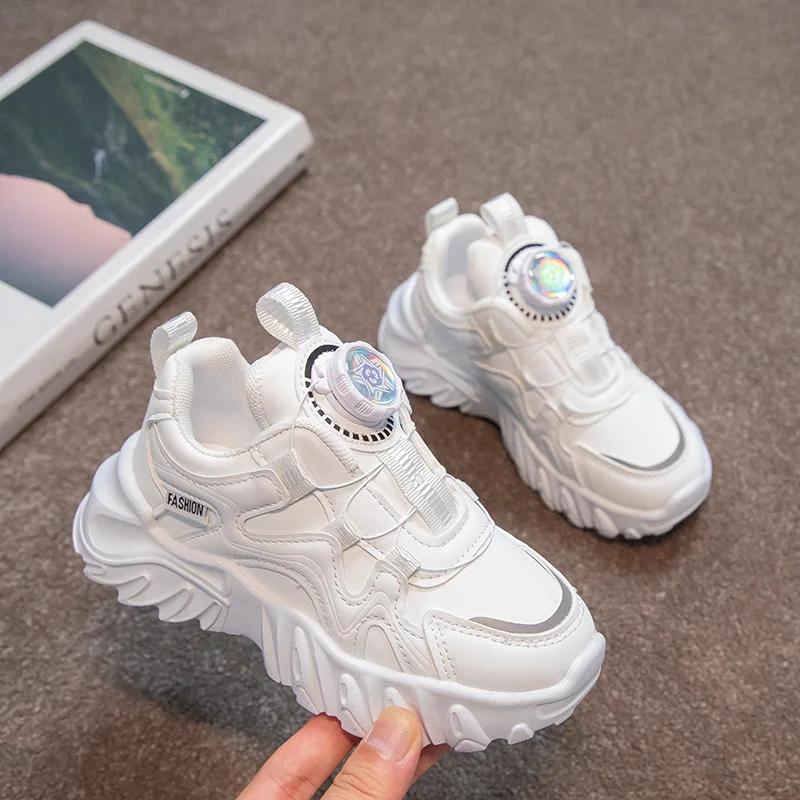 Spring Colorful Shoes Children Girl Breathable Kids Sneakers for Boy Lightweight Running Shoe Walking Soft