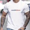 Herren Sommer T-Shirt mit Paris-Muster, kurzärmelig, 3D-Druck, Oberteile, schmale Passform, übergroßes T-Shirt