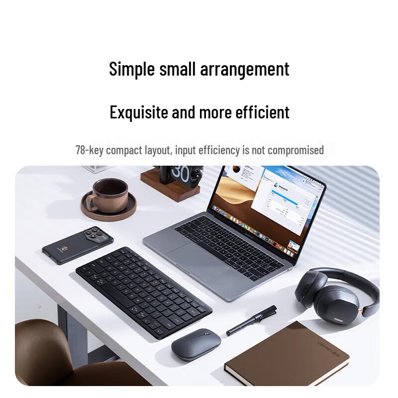 UGREEN Dual-Mode Slim Multi-Device Wireless Keyboard