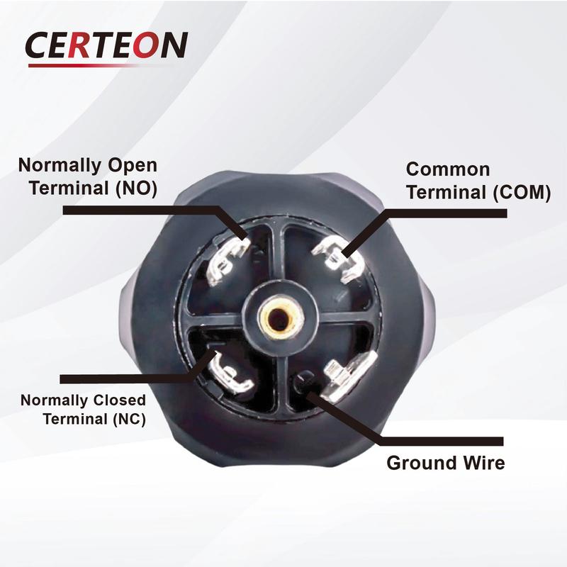 Adjustable Mechanical Pressure Switch Hydraulic Oil Water Pump Air Compressor Stainless Steel Diaphragm Type