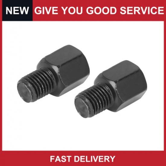 Universal 8mm-10mm Motorcycle Rearview Mirrors Adapter Bolt Screw Pack of 2