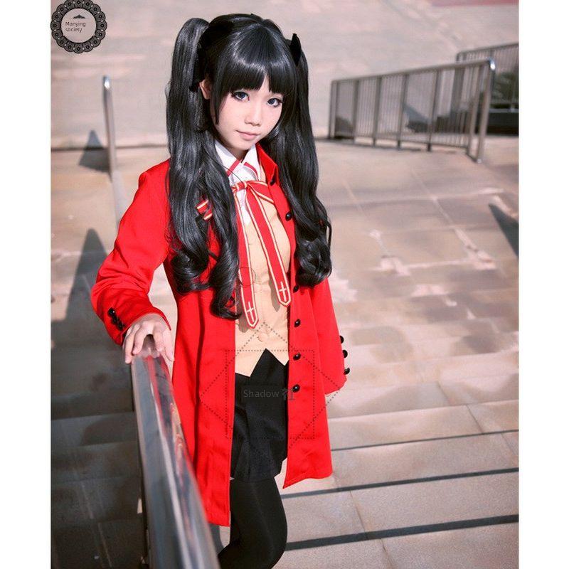 Fatestaynight Tohsaka Rin und Kirigaya Sakura Cosplay Kostüme Schuluniformen