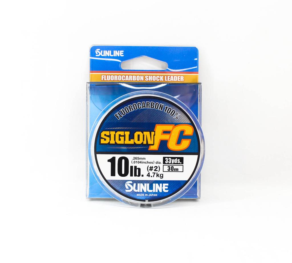 Sunline Fluorocarbon Vorfach Siglon FC 100% 30m 10lb Durchmesser 0.265mm (8180)