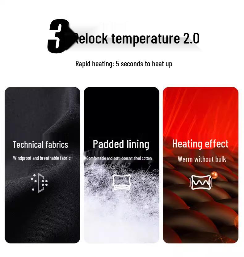 Men's Fleece-Lined Winter Jacket: Thick, Warm, Three-Proof, Cotton-Padded Coat for Middle-Aged & Elderly