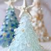 Sea Glass DIY Christmas Tree: Handmade Stone Painting with Raw Shells and Sea Glass Pieces