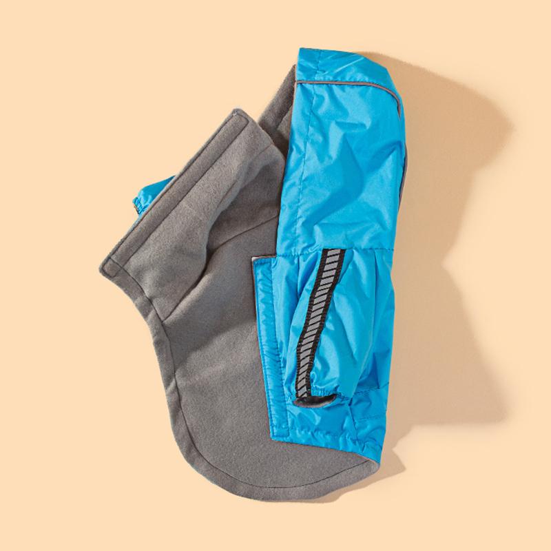 Haustier Hund Regenmantel reflektierend mit Kapuze wasserdicht plus Baumwolle Hund Windjacke modisch vielseitig Katze Kleidung Hundekleidung