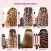 5-in-1 Curling and Straightening Iron with Interchangeable Heads for Big and Water Waves