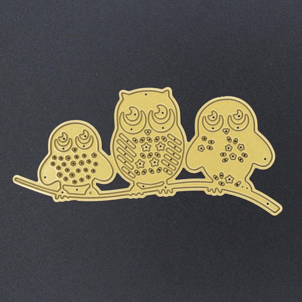 Branch Owl Bird Cutting Dies Metal Stencil DIY Scrapbooking Album Paper Card Embossing Craft Die Cut Animal