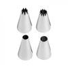 Pastry Tip Set 4 - Wilton #010/#012/#021/#032 - Creates Various Textures - Standard Piping Bags - Hot Washable