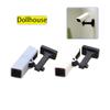 1/12 Dollhouse Mini Surveillance Camera Model Dollhouse Home Decoration Accessories Dolls Home Micro Scene Ornament
